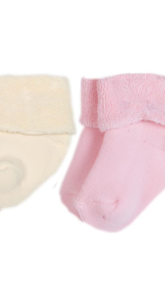 2pcs Towel socks plain
