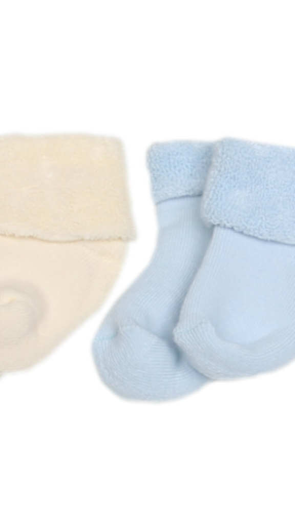 2pcs Towel socks plain